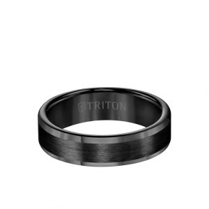 6MM Tungsten Carbide Ring - Satin Finish and Round Edge -11-2117-6